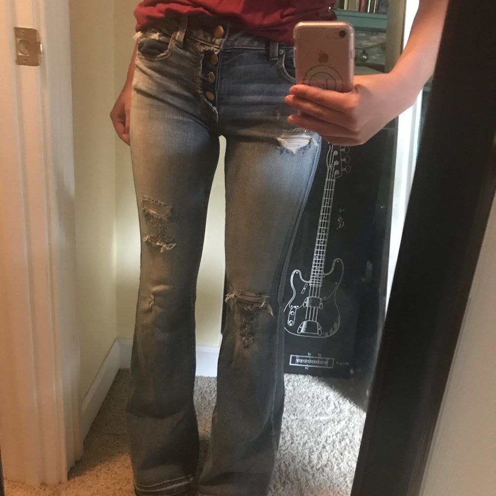 American Eagle Boho Artist Flare Jeans
